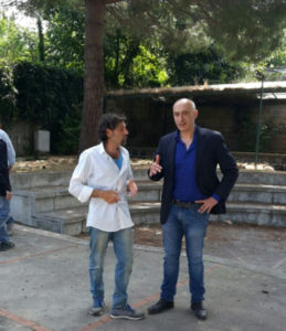 Il Sindaco Iaccarino ed il Presidente della sezione WWF d'Esposito
