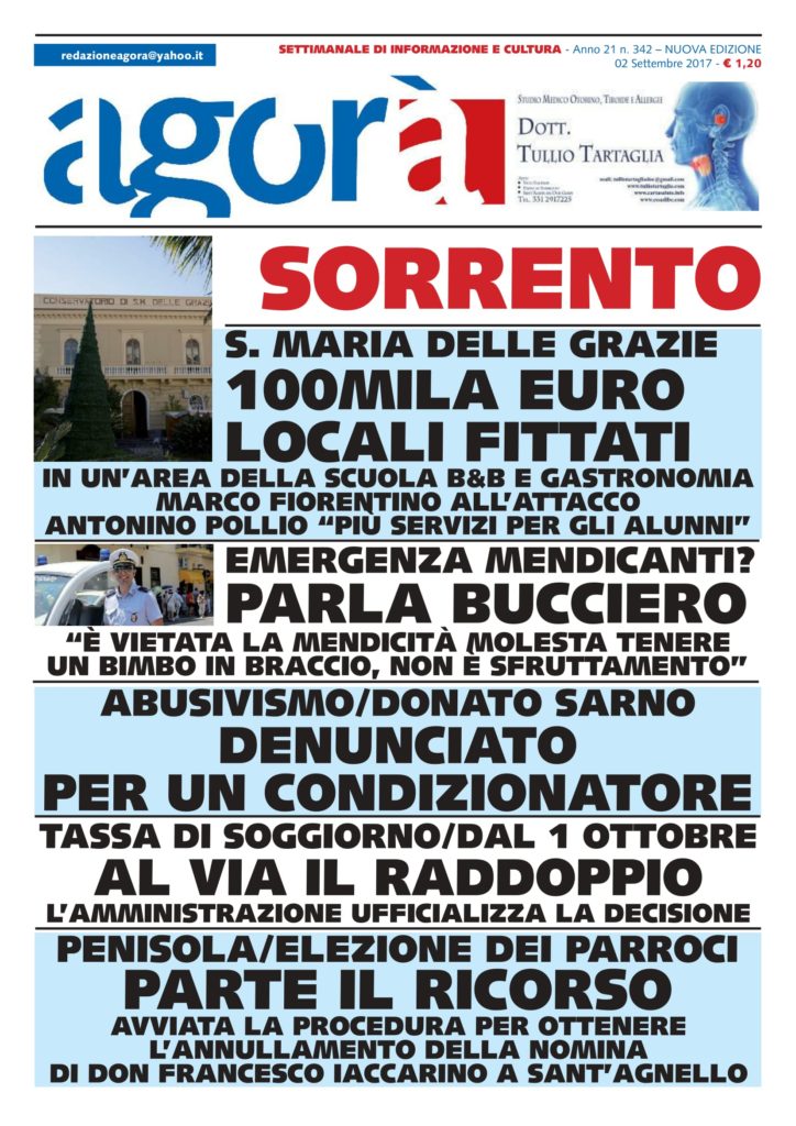 Locandina Agorà ed. Sorrento