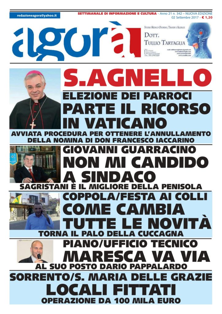 Locandina Agorà ed. Sant'Agnello