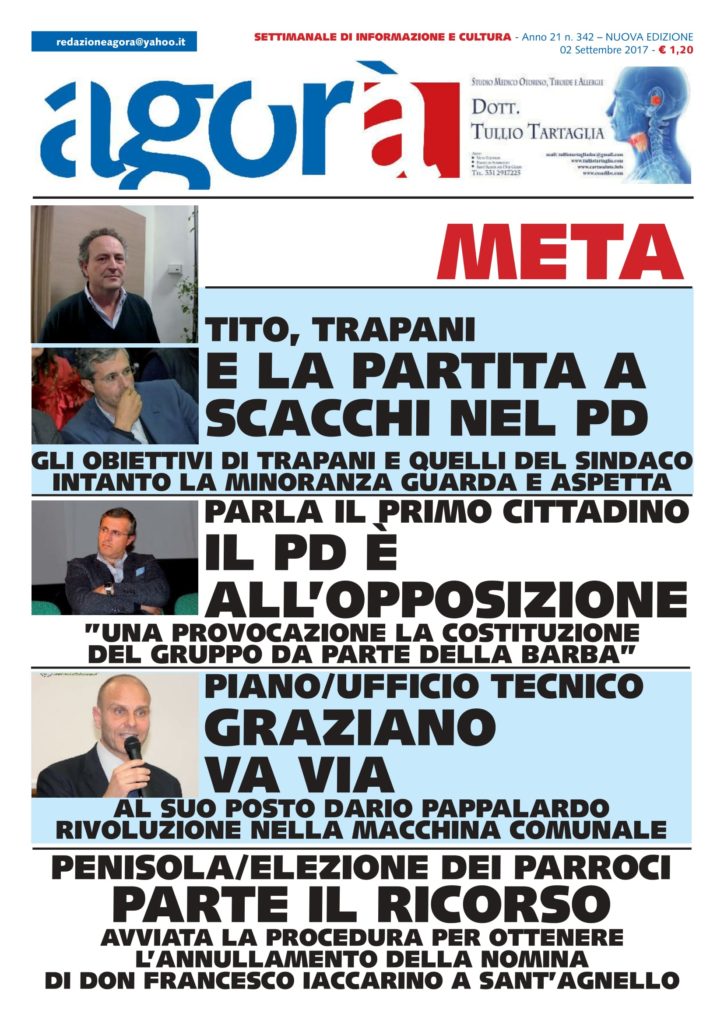 Locandina Agorà ed. Meta