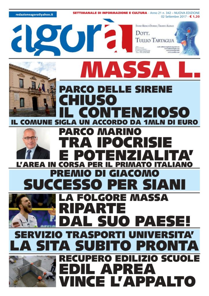 Locandina Agorà ed. Massa Lubrense
